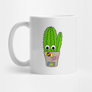 Cute Cactus Design #236: Cute Trick Or Treat Cactus Mug